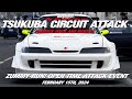 Tsukuba circuit zummy run event tc2000 time attack open session  february 15th 2024