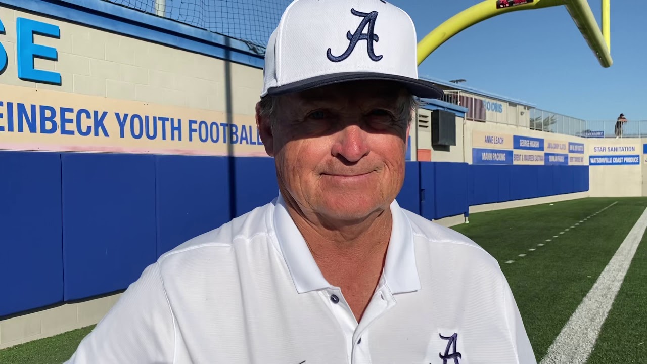 Aptos football coach Randy Blankenship YouTube
