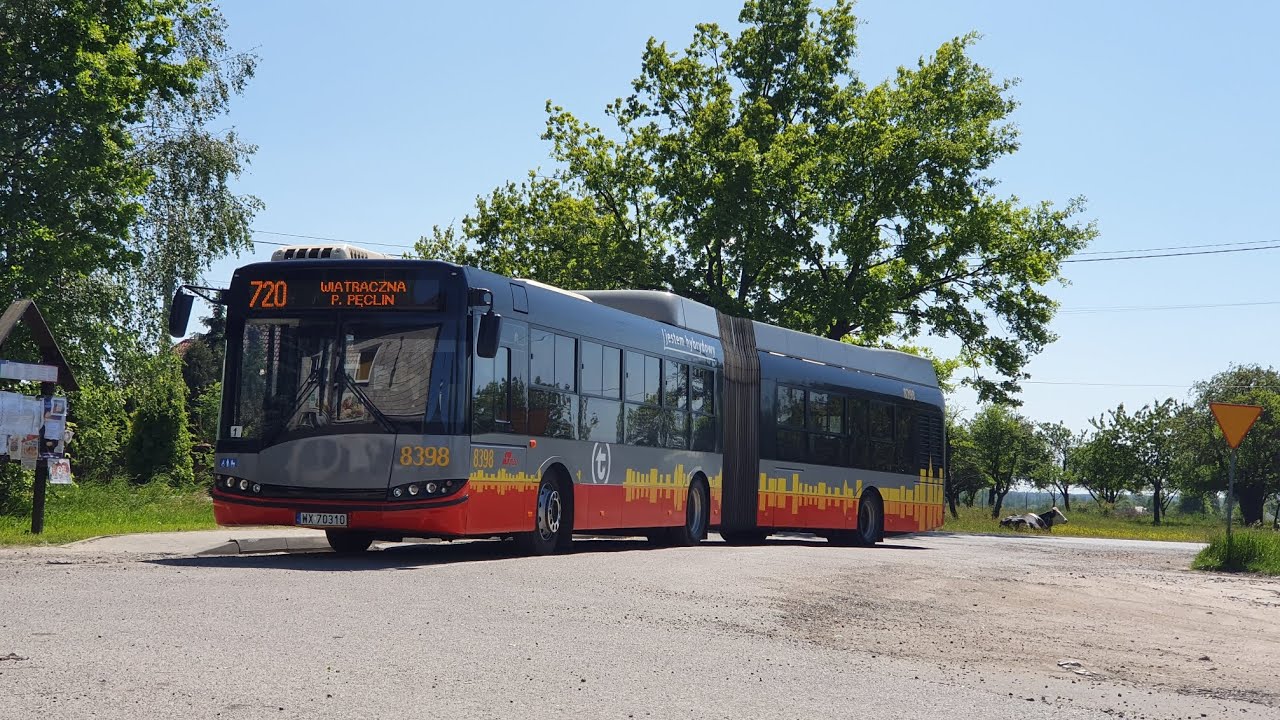 [720] MZA Warszawa - Przejazd SU18 III Hybrid #8398 na linii 720 ➡️Rzakta P. Pęclin