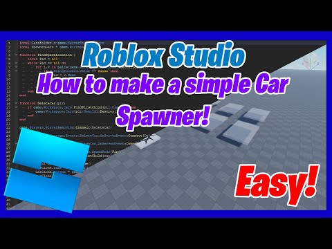 How to make a simple car spawner! | Roblox Studio