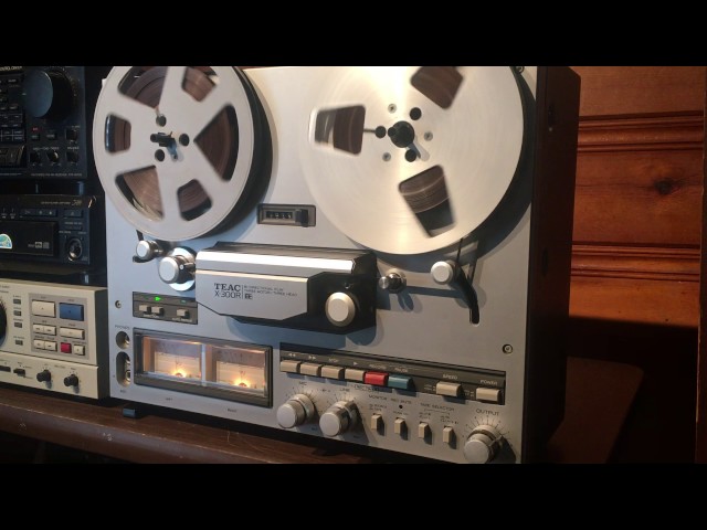 Teac X 300R Reel to Reel Demonstration Video. 