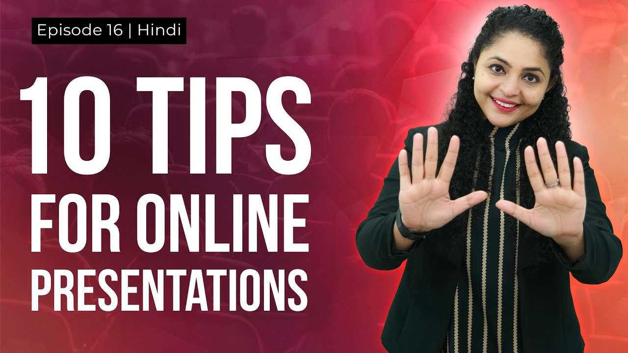 tips for delivering presentations online