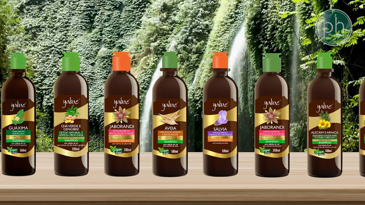 SHAMPOOS E CONDICIONADORES YABAE BY NATUPHITUS - SUCESSO NACIONAL PARA  QUAISQUER TIPOS DE CABELOS 