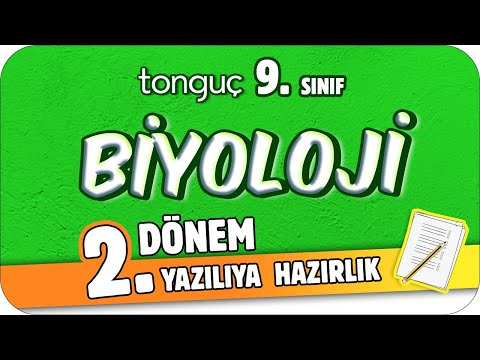 9.Sınıf Biyoloji 2.Dönem 2.Yazılıya Hazırlık 📑 #2024