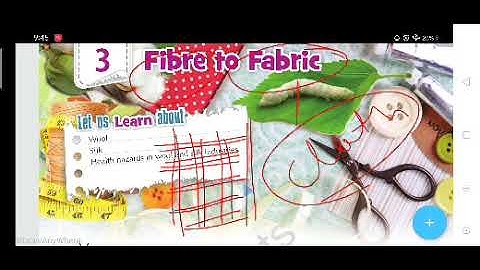 Class 7 (CBSE) | Science | Chapter 3 - fibre to fabric (Part 1)