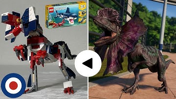 LEGO Creator 31088 Alternative build tutorial Dilophosaurus、レゴクリエイター31088をディロフォサウルスに組み替え