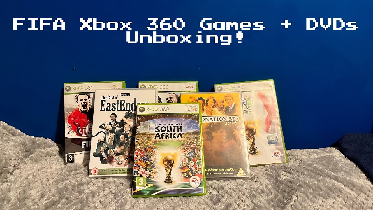 FIFA Xbox 360 Games + DVDs Unboxing! YouTube