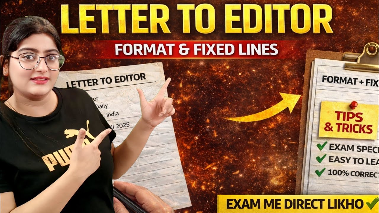 Letter to editor|Letter to editor class 12 format|Letter to editor format class 12|Letter to editor