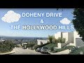 Tour of Doheny Drive and the bird streets area in the Sunset Strip - Hollywood Hills area of L.A.