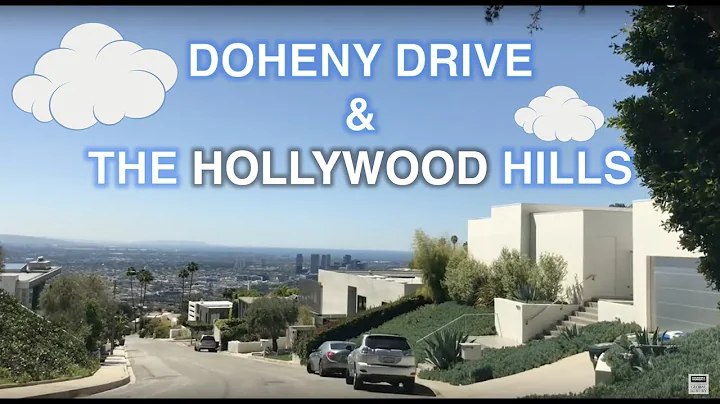 Tour of Doheny Drive and the bird streets area in the Sunset Strip - Hollywood Hills area of L.A.