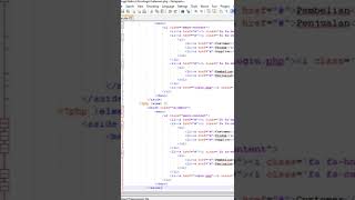 Cara membuat Hak Akses Menu User php mySql ‼️ #php #mysql #programming #subscribe #short #shorts