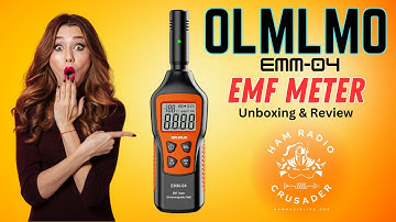 OLMLMO EMM-04 EMF Detector Unboxing & Review