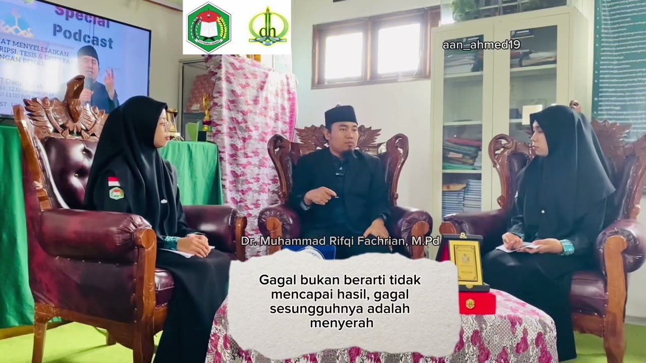 Podcast Special Dr. Muhammad Rifqi Fachrian, M.Pd (8. Gagal Sesungguhnya Adalah Menyerah)