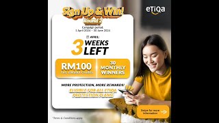 Sign Up & Win! | 3 Weeks Left