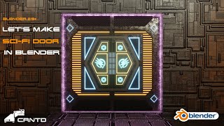 Famous A Sci Fi Door In Blender | Blender Hard Surface Tutorial | Blender Sci Fi Art Wealth