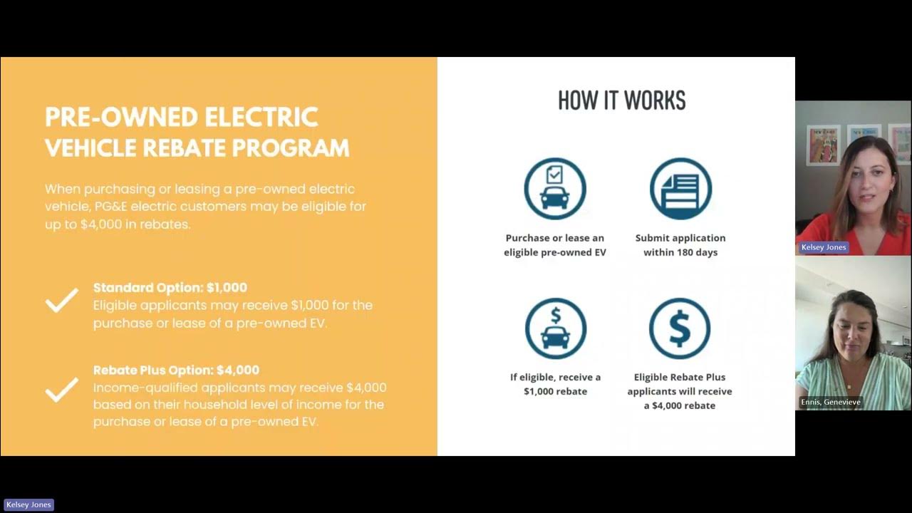 PG&E Electric Vehicle Programs Info Sessions with the SJVCEO Pre