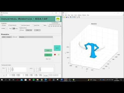 SDA10F Graphic Interface - Industrial Robotics - Universidade de Aveiro