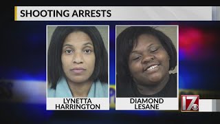 2 women charged, man sought in Harnett County shooting