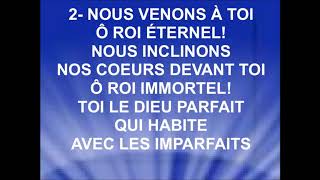 NOUS VENONS À TOI - Gael Ministries (voir version révisée - corrigée) chords