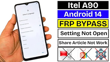 Itel A90 (A6610L) Google/Frp Bypass Android 14 Without PC | Setting Not Open | Remove Gmail Account