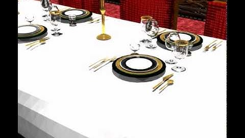 Table Setting ( 3D Modeling )