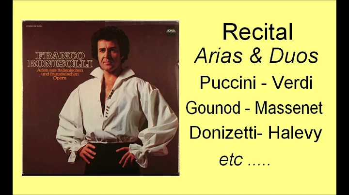 Franco Bonisolli - Recital