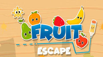 Fruit Escape: Draw Line - Physics-based puzzle - Games for kids.