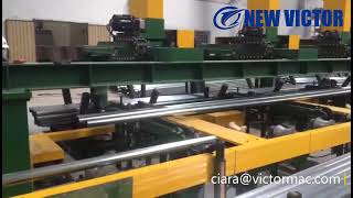 Full auto stacking& packing system for erw steel pipe
