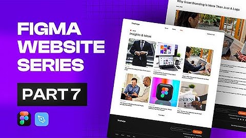Figma Beginner Tutorial (Part 7): Blog & Contact Page Design