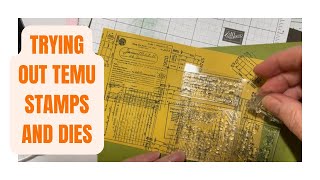 TEMU Stamps and Dies Haul - Let's see how they work!