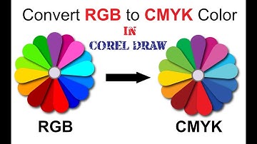 How to convert RGB to CMYK in Coreldraw | Change RGB to CMYK Color | RGB to CMYK Color Conversion
