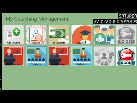 coaching management system c# ASP.NET &  sql server 2014   desktop application visual studio 2017