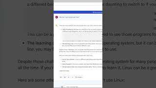 Why Dont More People Use Linux? (Asking A.I.)