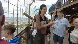 Eiffel Tower FULL Tour TO THE TOP!!!  What an incredible place.  =) - Paris France - ECTV