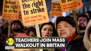 Over 23,000 schools to be affected as teachers join mass walkout in UK | World News | English News