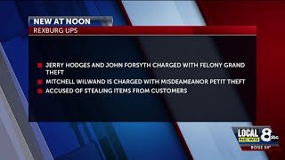 3 Rexburg UPS employees charged with theft