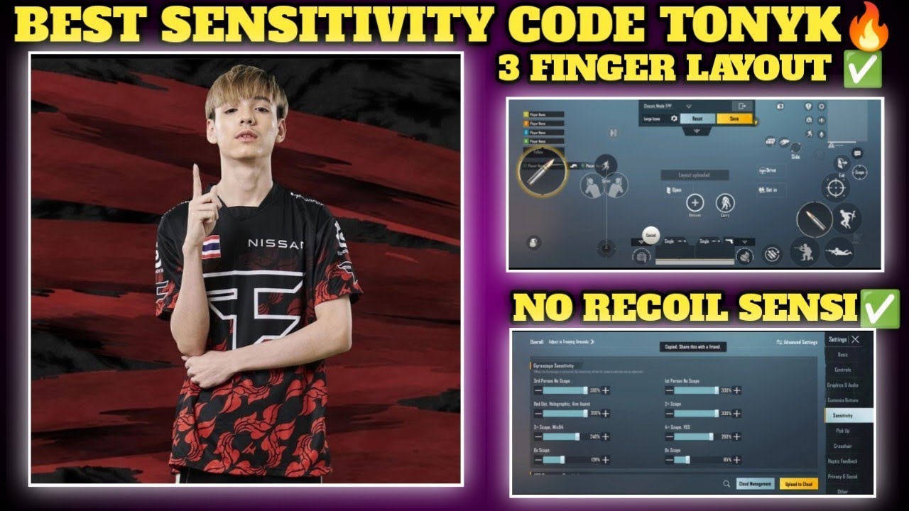 Faze Try Out Code 🔥(2023) FaZe TonyK New 2.5 Sensitivity Code/ Faze TonyK Control Code ...