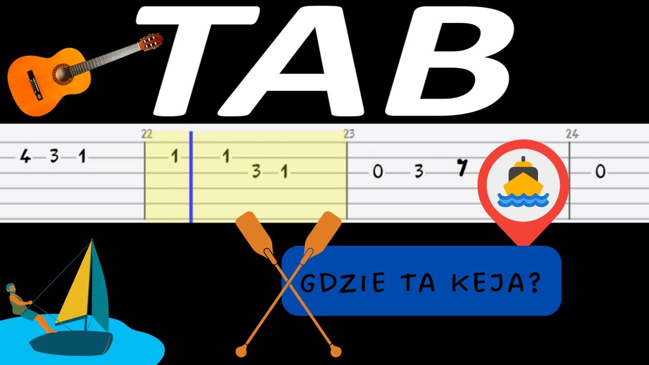 Gdzie Ta Keja Melodia Tab Gitara Youtube