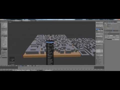 QR Code to 3D Model - Blender Tutorial