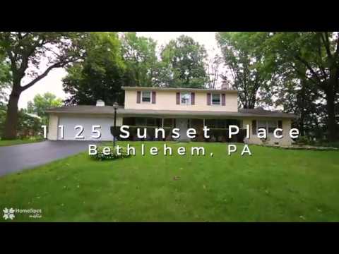1125 Sunset Place, Bethlehem, PA home video tour