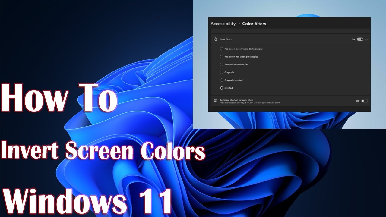 How to invert the color of an image on Windows PC