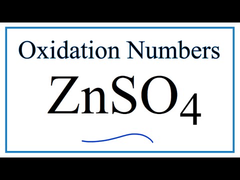 What Is The Oxidation Number Of Zinc In Zinc Metal