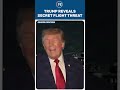 Trump Reveals Flight Was Changed Over Security Threat: ‘I Get A Lot Of Threats’