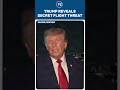 Trump Reveals Flight Was Changed Over Security Threat: ‘I Get A Lot Of Threats’