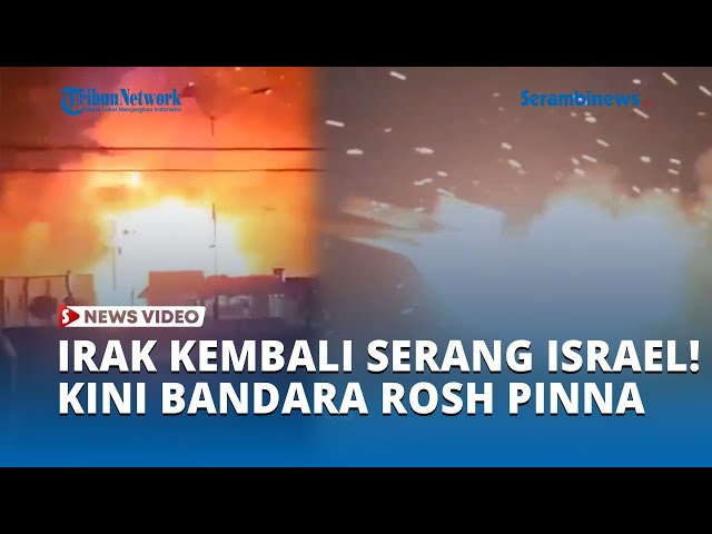 Irak Kembali Lancarkan Serangan! Kini Serang Bandara Rosh Pinna Usai Hantam Haifa u0026 Kiryat Shmona class=