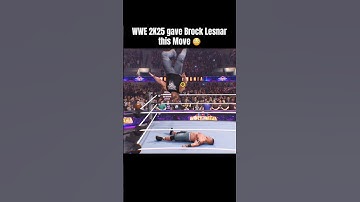 Whaaaat?! #wwe #brocklesnar #wwe2k25 #wwe2k #gaming #fyp