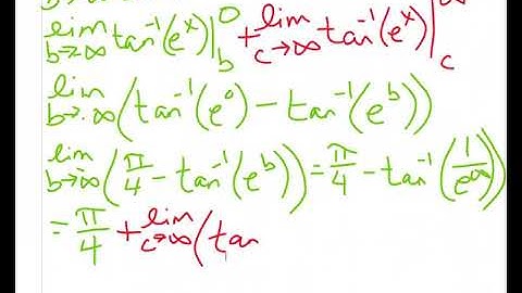 Improper Integrals Video #2 (Sect 8.4)