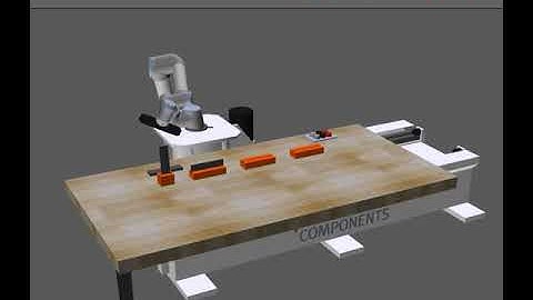 UR 5 Project. Simulation in Visual Component