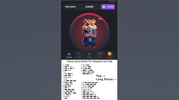 Hamster Kombat Daily Cipher Morse Code Today 14 June 2024 #hamsterkombat #explore #youtube #fyp