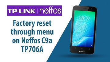 How to Factory Reset through menu on Neffos C9a TP706A?